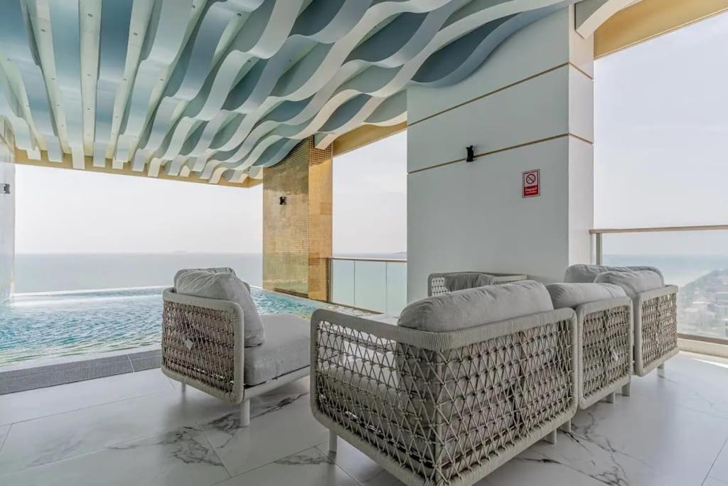 Sea View 5 Star Facilities Luxury Stay At Pattaya Jomtien Beach Buitenkant foto